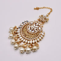 Sheesha Kundan Teeka with Faux Pearls - E964