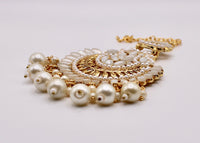 Sheesha Kundan Teeka with Faux Pearls - E964