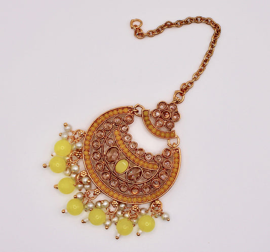 Polki and Bead Teeka - E957