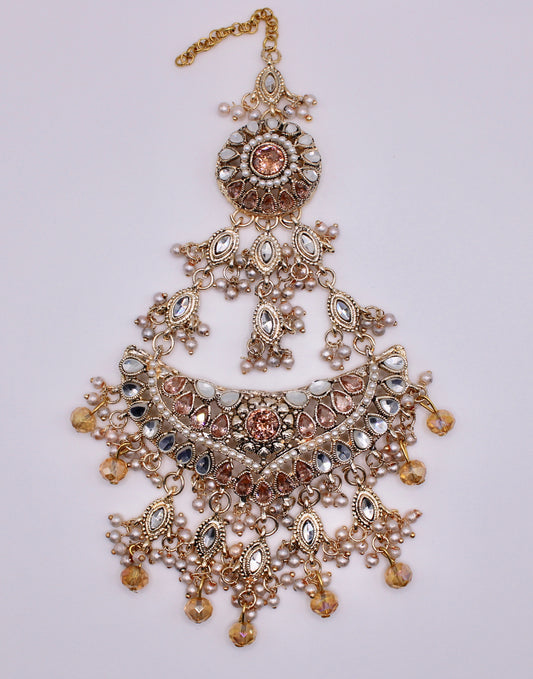 Polki and Faux Kundan Jhumer - E981