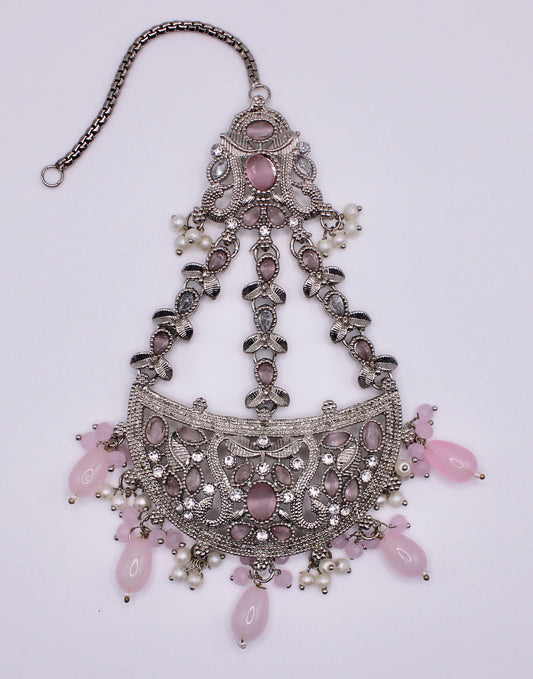 Cubic Zirconia and Mona Lisa Jhumer - E980