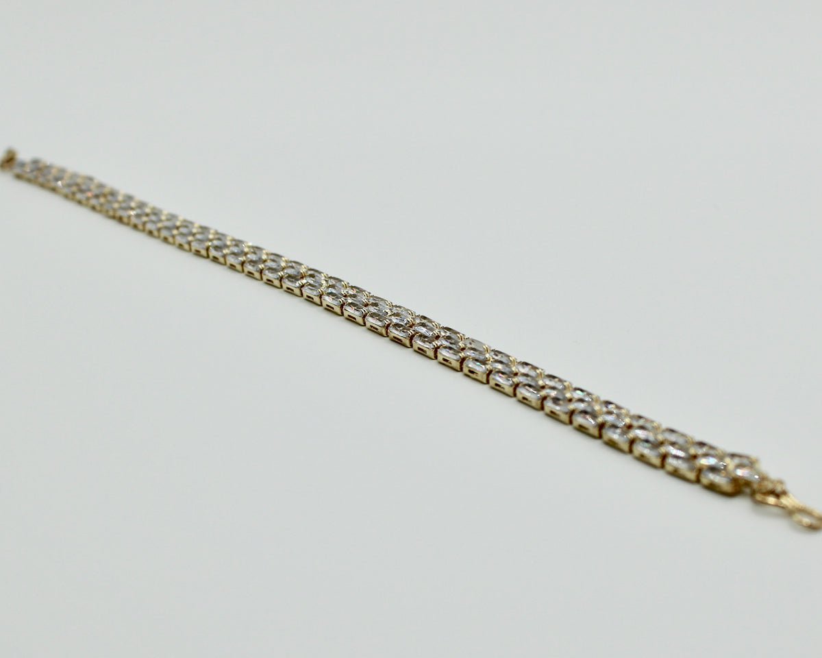 Cubic Zirconia Anklet - E1205