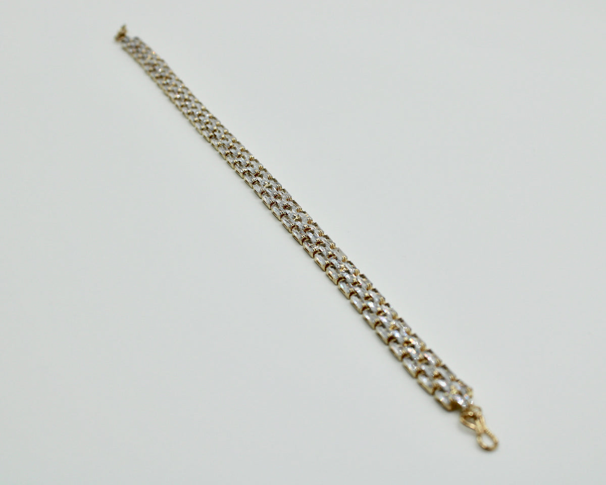 Cubic Zirconia Anklet - E1205