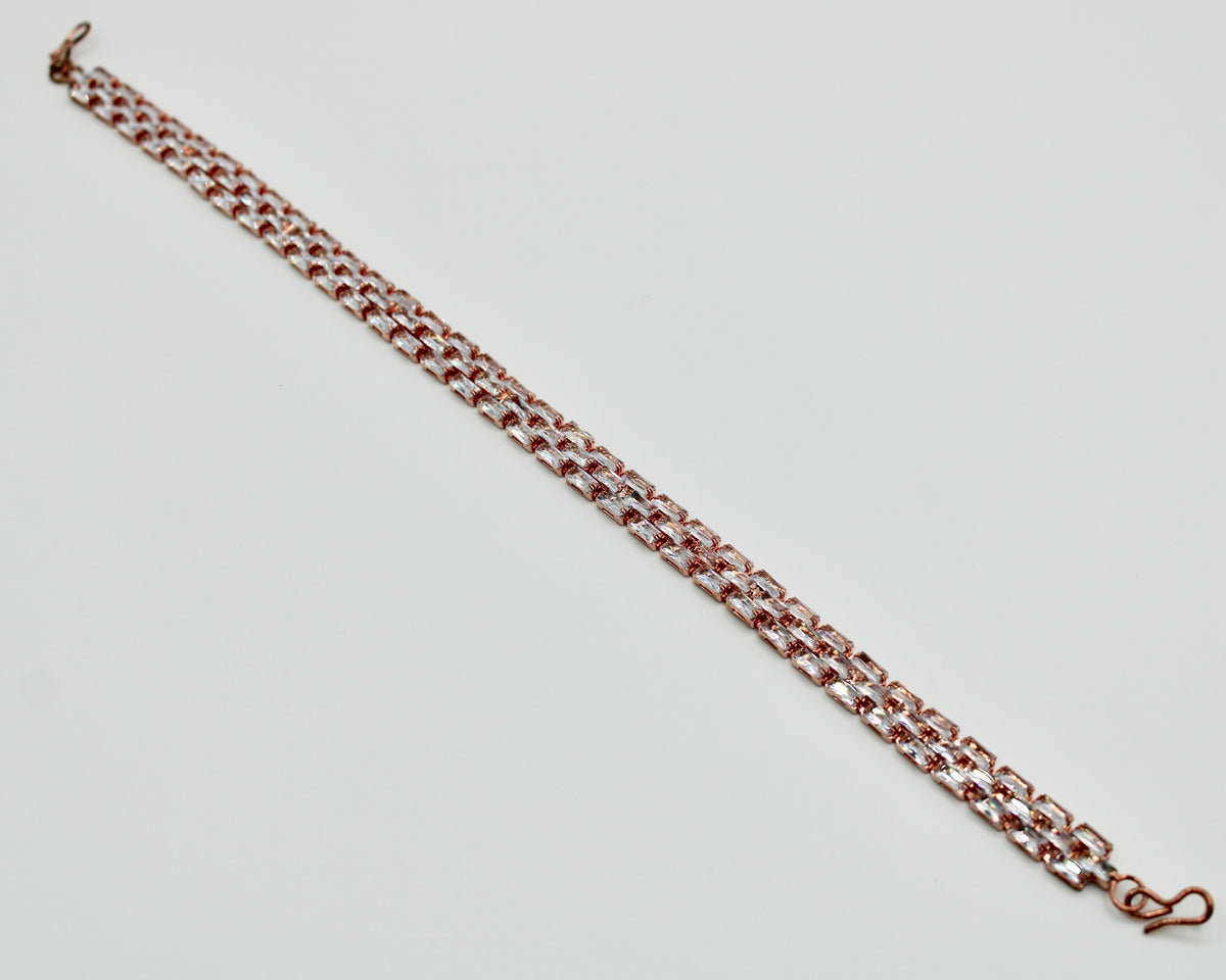 Cubic Zirconia Anklet - E1205