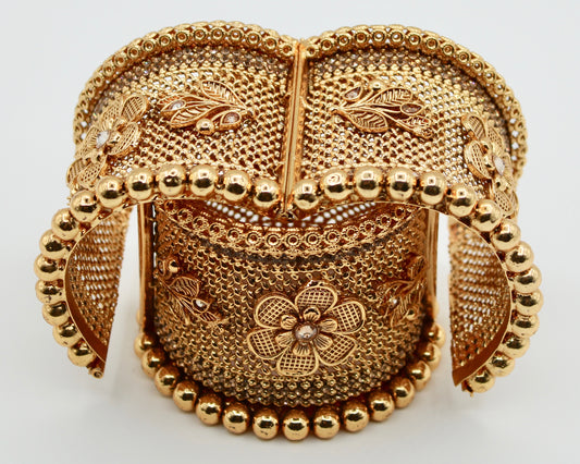Traditional Gold-Plated Rajwadi Kada - 1997