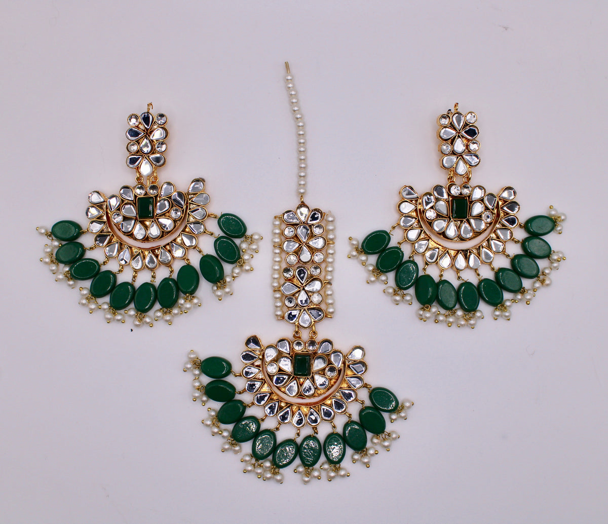 Kundan Teeka Set - E104