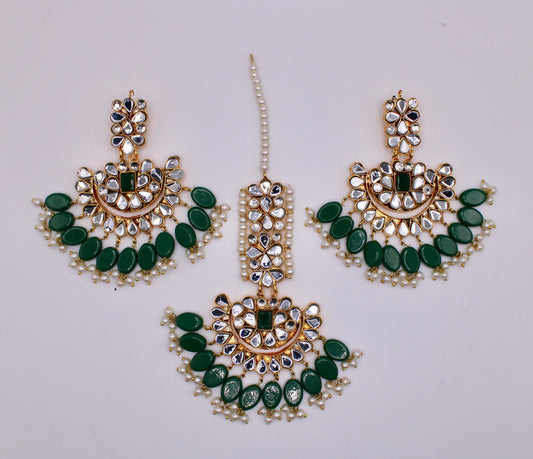 Kundan Teeka Set - E104