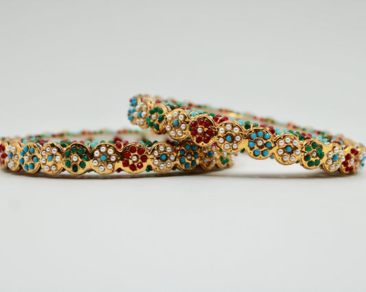 Floral Rajisthani Kada - E620