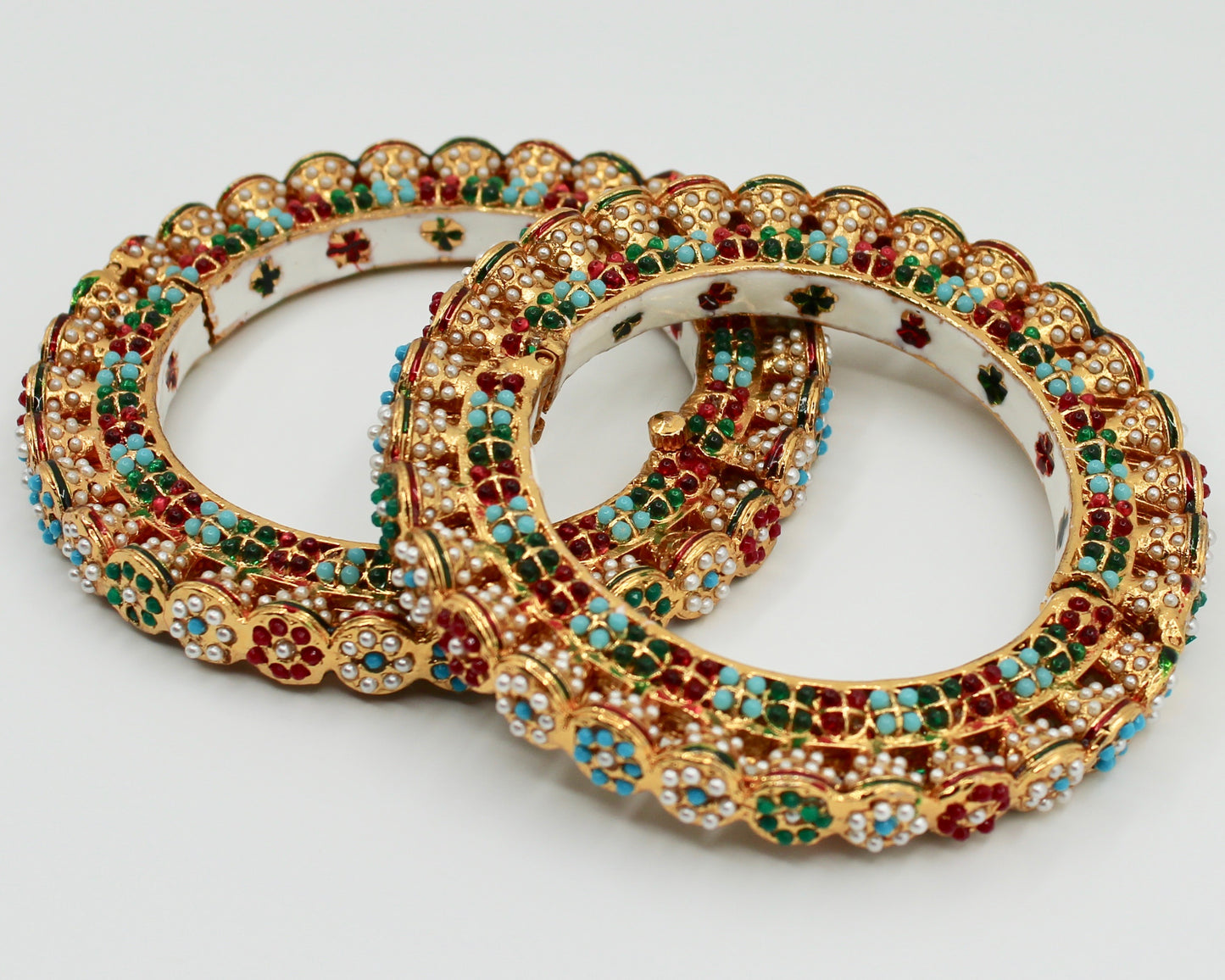 Floral Rajisthani Kada - E620