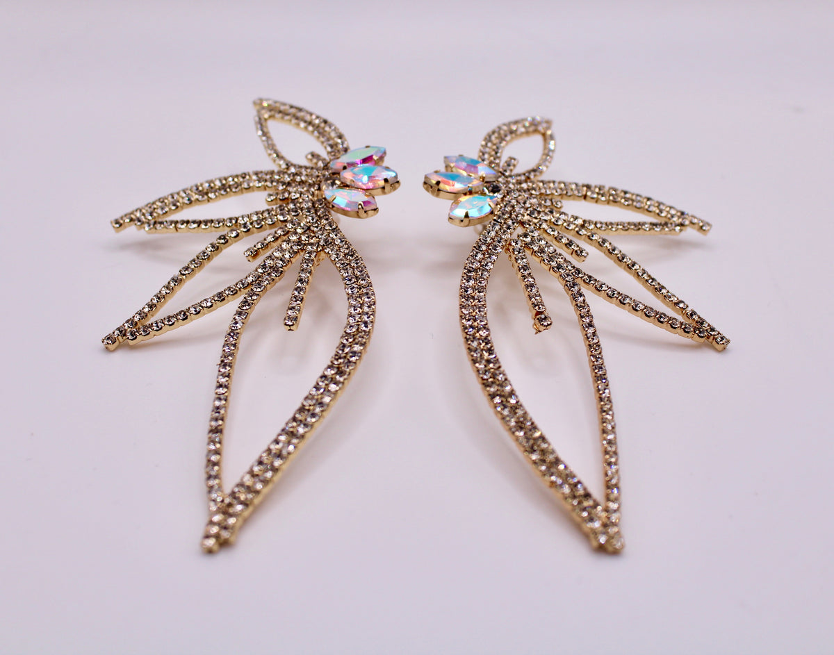 Korean Rhinestone Earrings - E1216