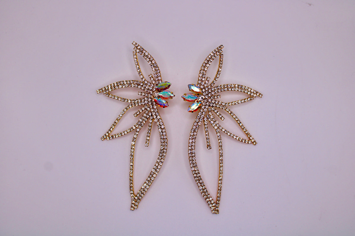 Korean Rhinestone Earrings - E1216