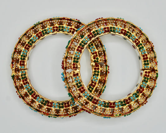 Floral Rajisthani Kada - E620