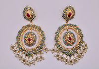 Hyderabadi Feroza Earrings - E233