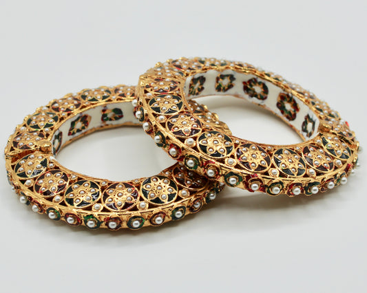 Floral Pachheli Kada - E617