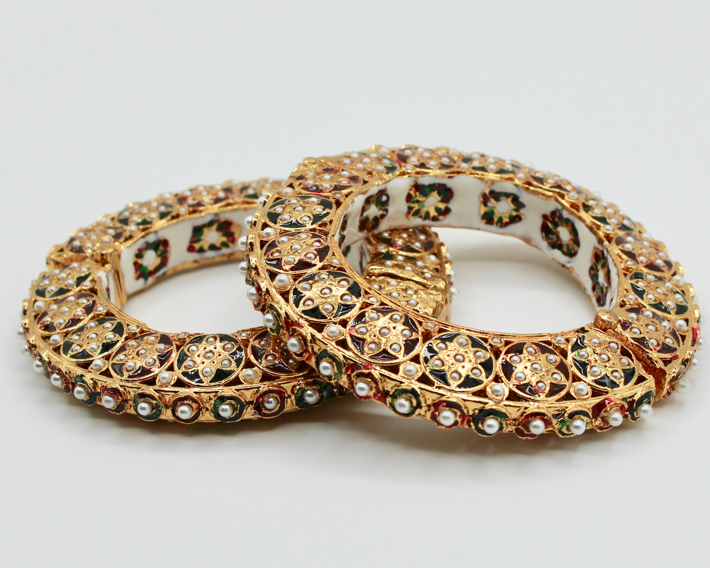 Floral Pachheli Kada - E617