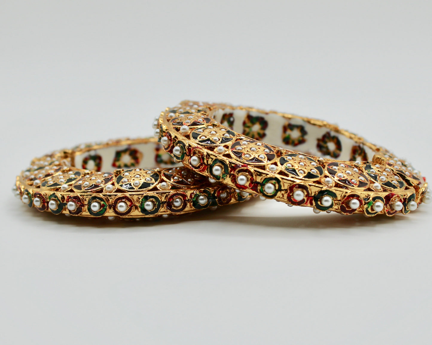 Floral Pachheli Kada - E617