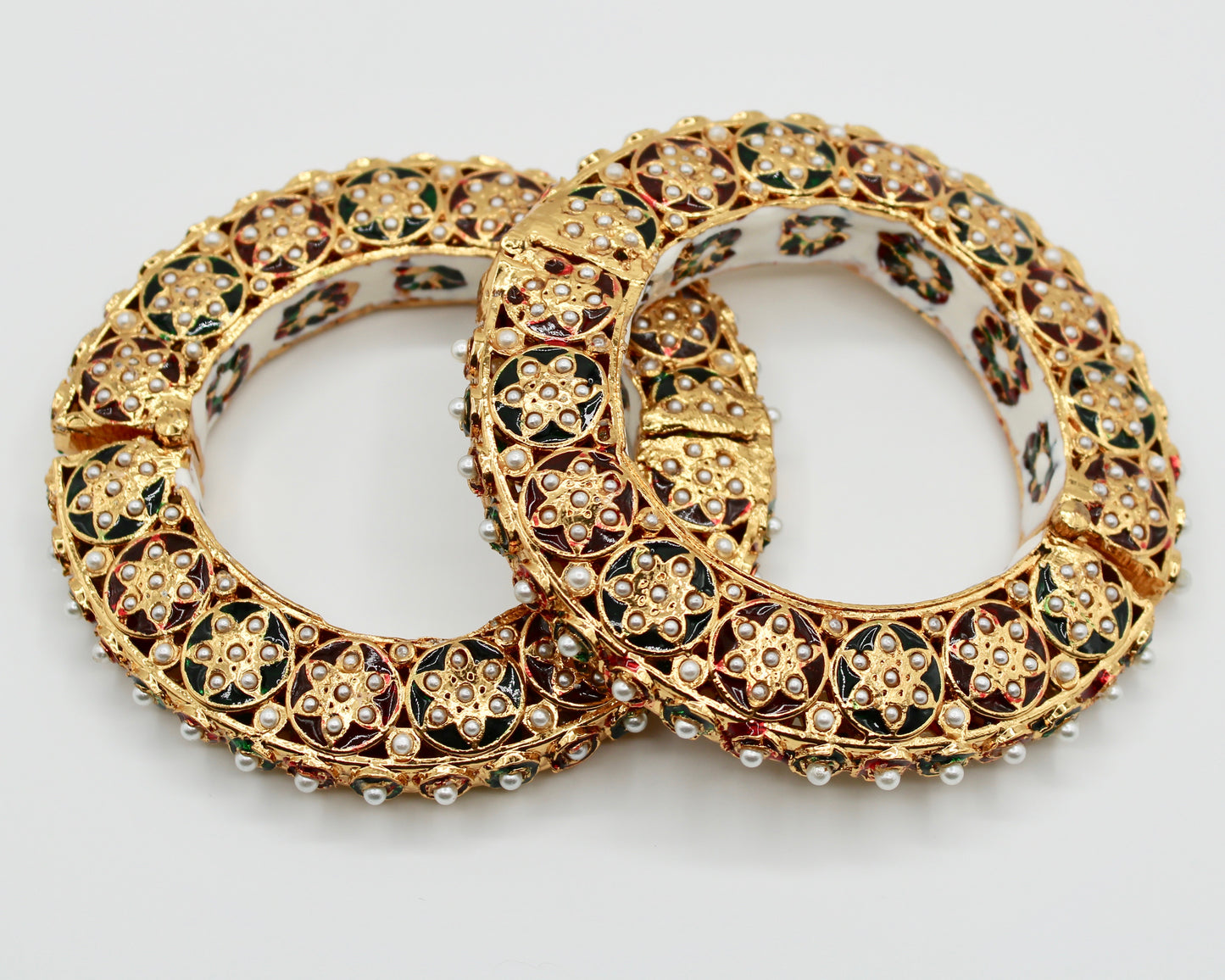 Floral Pachheli Kada - E617