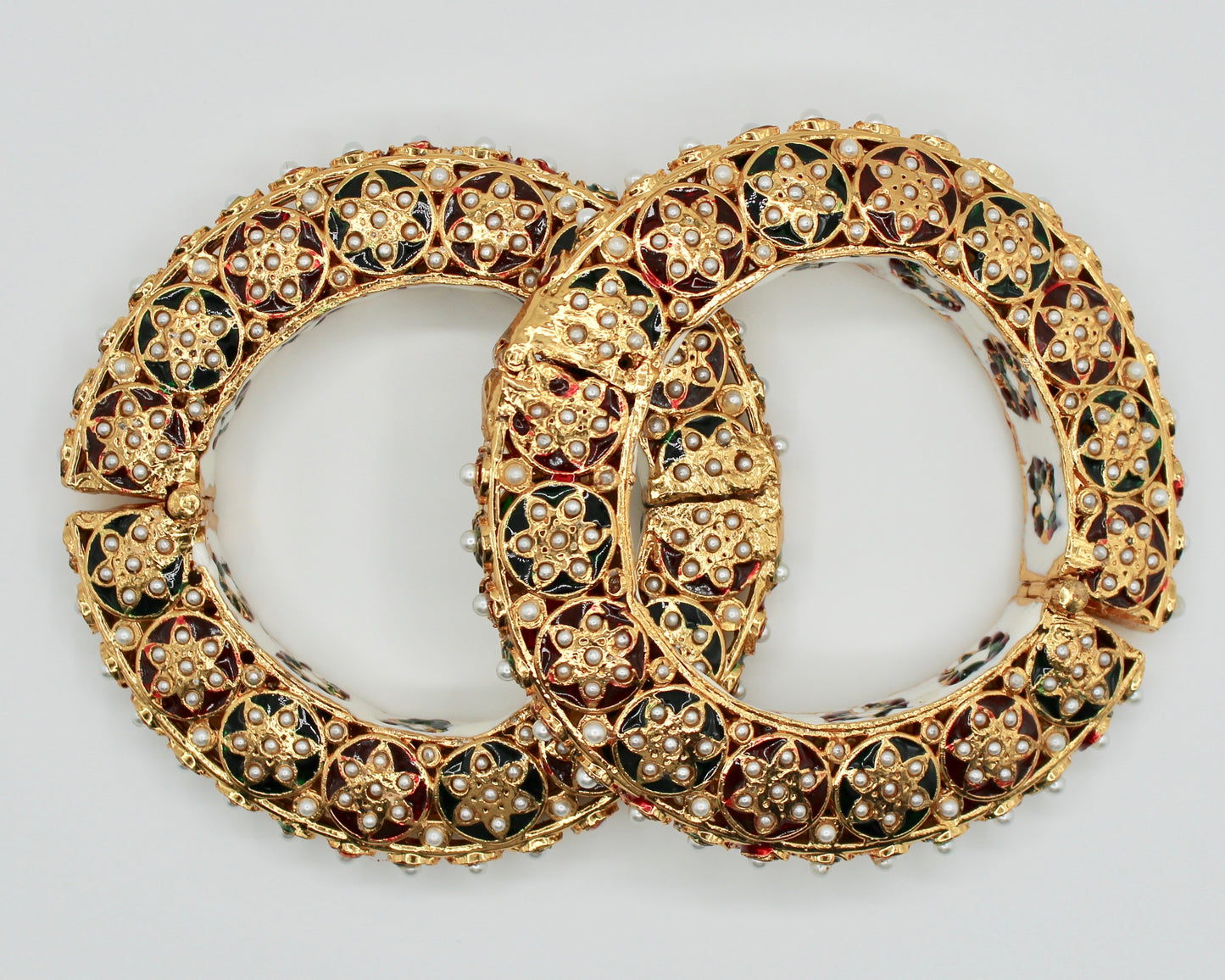 Floral Pachheli Kada - E617