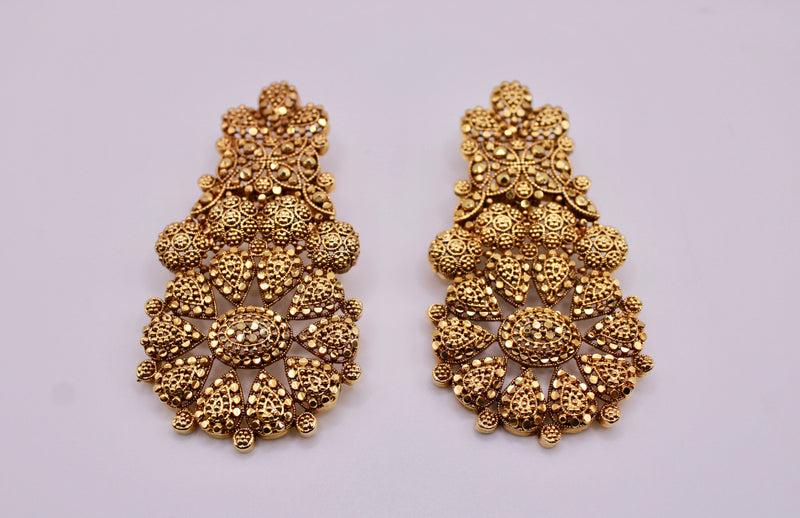 Hand-Made Gold Plated Earrings - E240