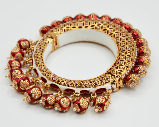Traditional Indian Meena Kari Latkan Kada - E5112