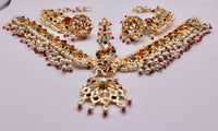 Hyderabadi Mathha Pati and Earring Set - E1181