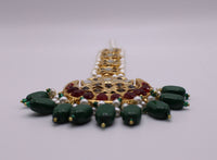 Gold-Plated Thappa Kundan Teeka - E1186