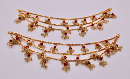 Faux Crystal Layered Saharas - E111