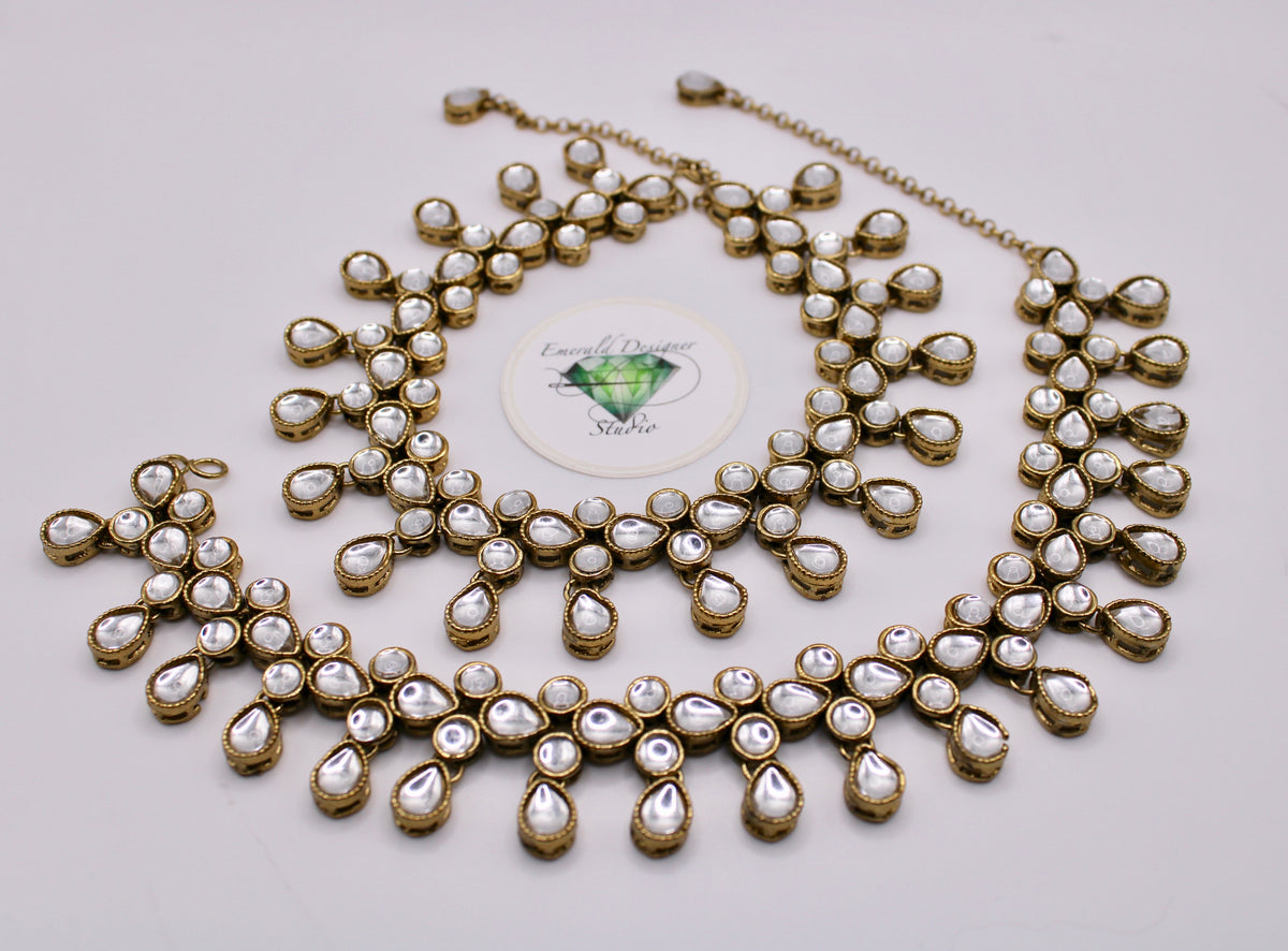 Kundan Anklet - E1200