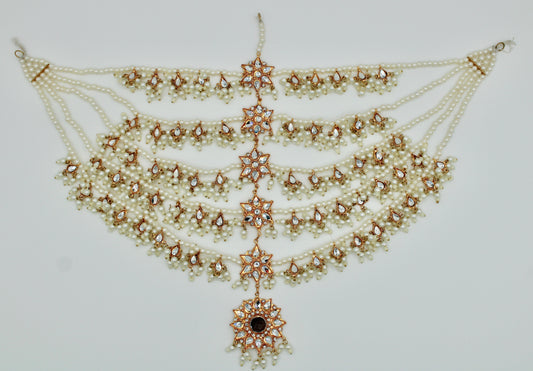 Bridal Sheesha Kundan Mathha Pati - E1186