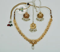 Traditional Gold-Plated Necklace Set - E114