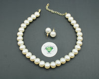 Faux Pearl Necklace Set - E1218