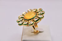 Kundan Cocktail Ring - E1174