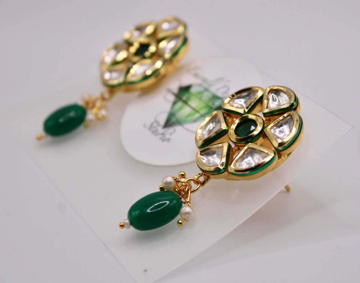 Kundan Studs - E1175