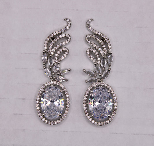 Cubic Zirconia Earrings - E786