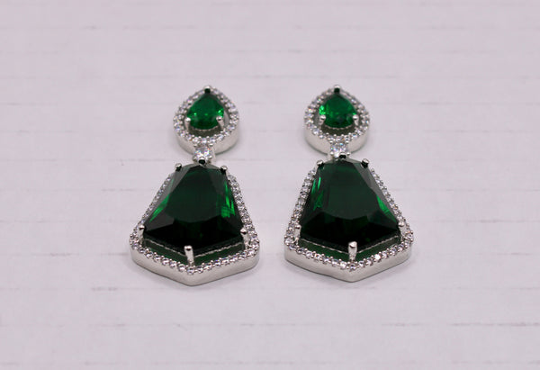 Cubic Zirconia Cocktail Earrings - E819