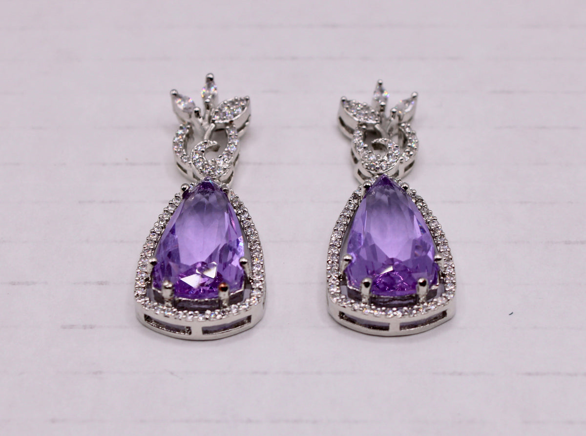 Cubic Zirconia Earrings - E789