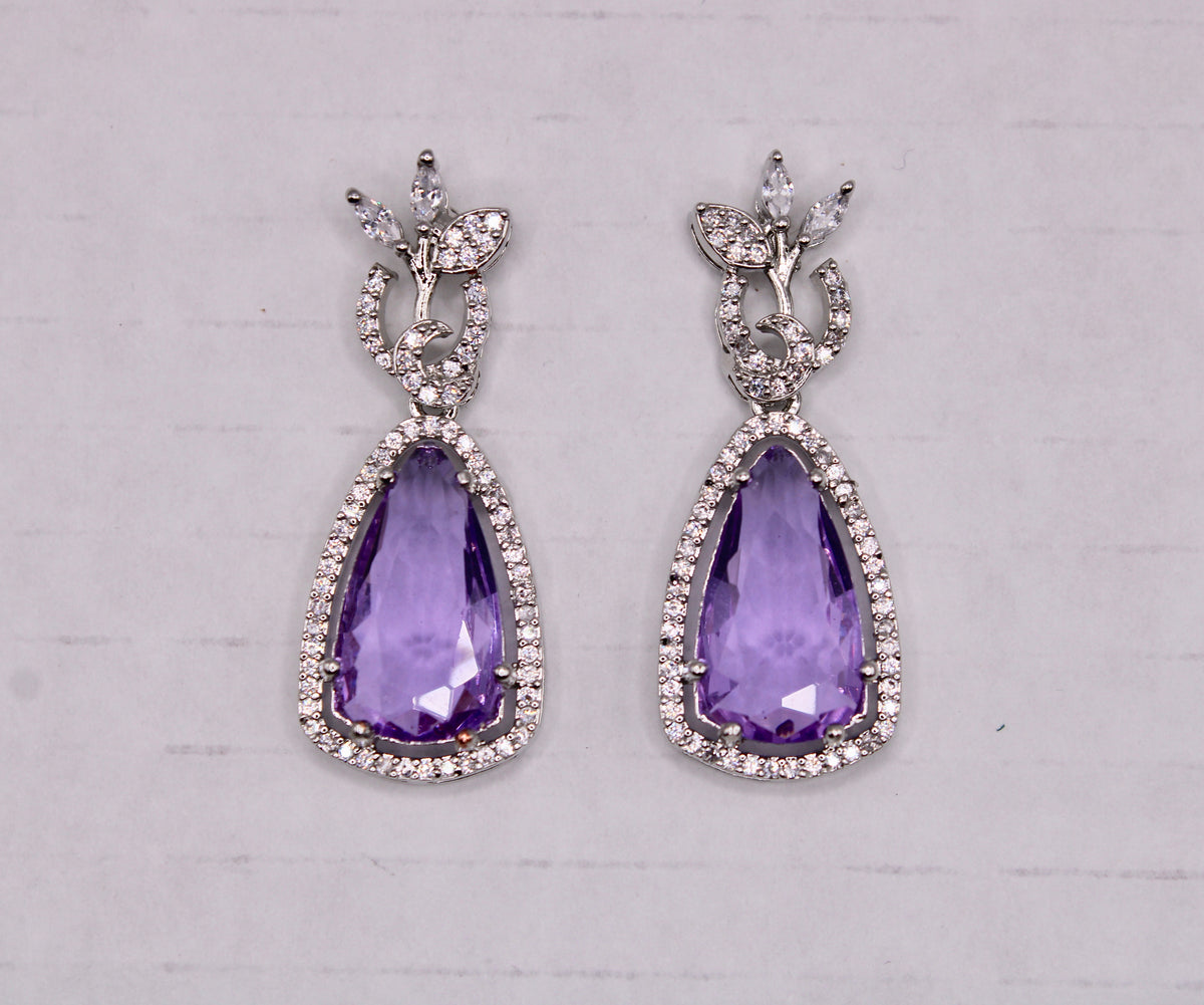 Cubic Zirconia Earrings - E789