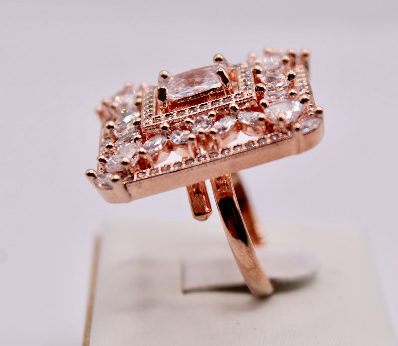 Cubic Zirconia Cocktail Ring - E1283