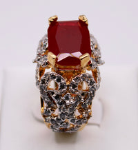 Cubic Zirconia Statement Ring - E1145