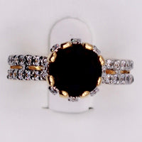 Cubic Zirconia Cathedral Ring - E1287