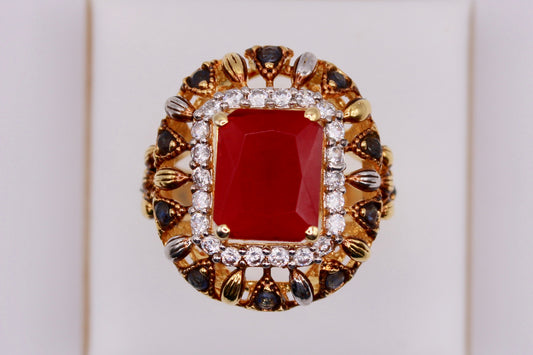 Cubic Zirconia Jadao Ring - E1196