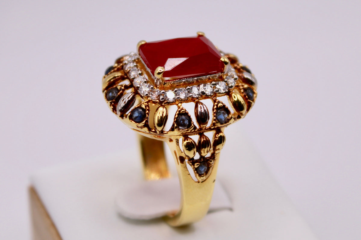 Cubic Zirconia Jadao Ring - E1196