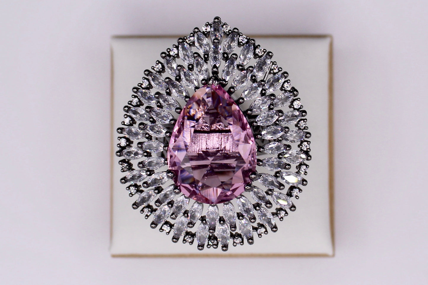 Cubic Zirconia Cocktail Ring - E1910