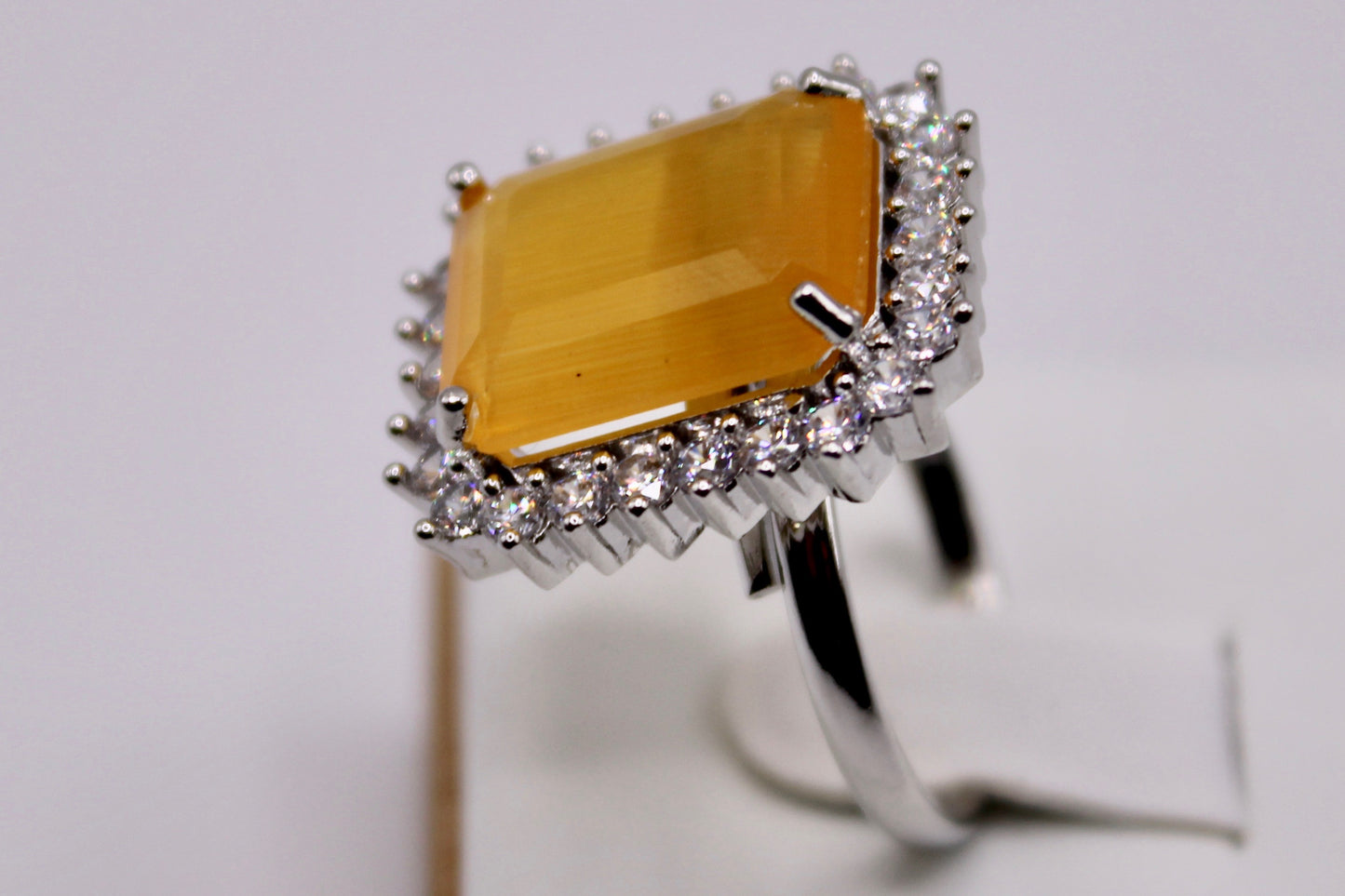 Cubic Zirconia Statement Ring - E802