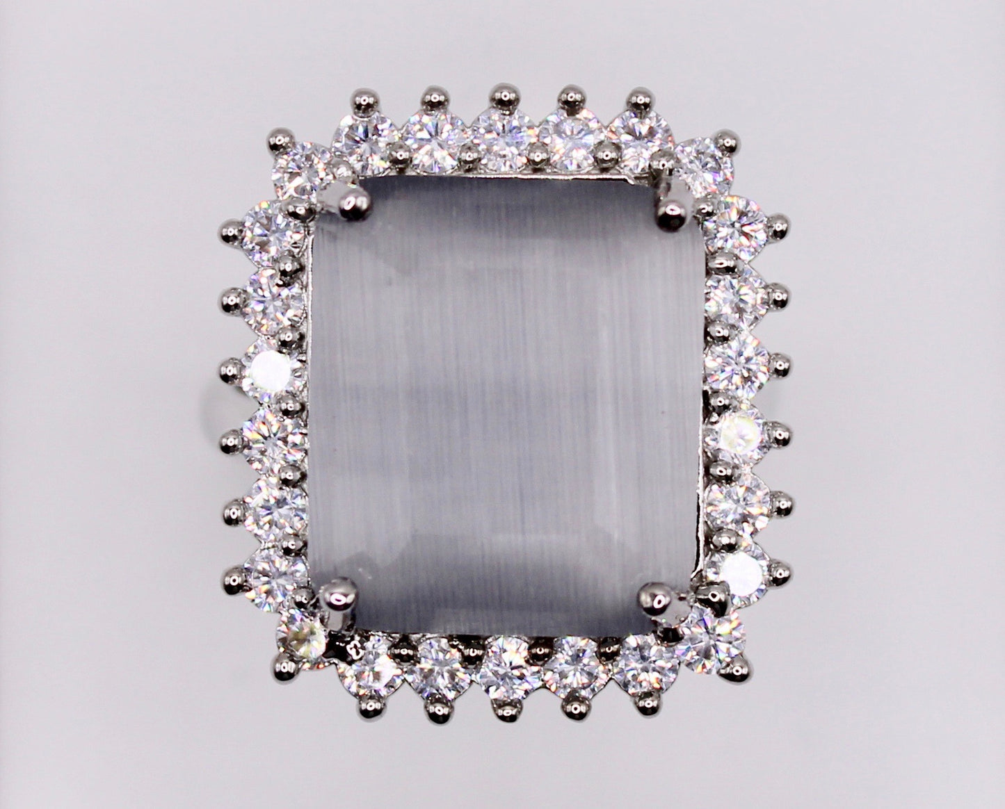 Cubic Zirconia Statement Ring - E802