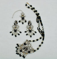 Fusion Kundan and Crushed Stone Maala Set - E1113