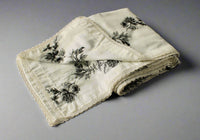 Embroidered Swiss Lawn Shawl With Lace - E1395